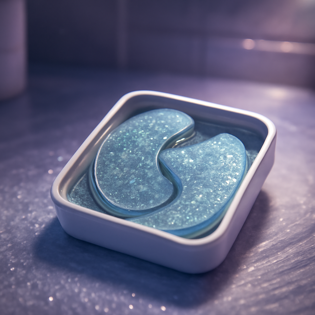 Balea Augenpads Hydrogel Glitzer