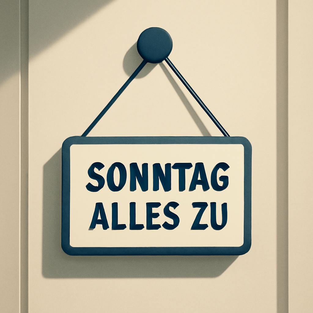 Sonntag alles zu