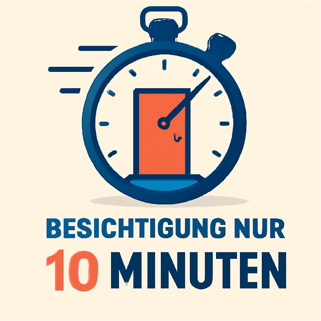 Besichtigung nur 10 Minuten