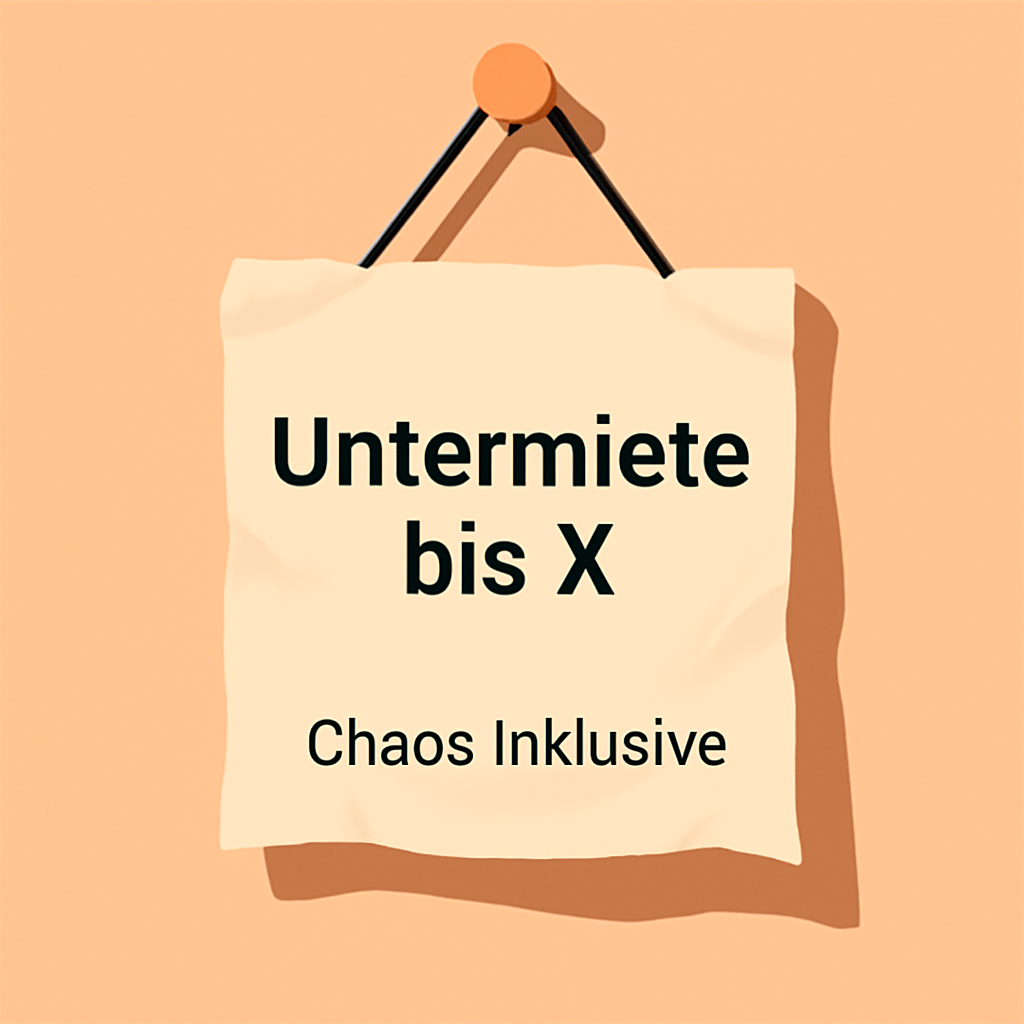 Untermiete bis X